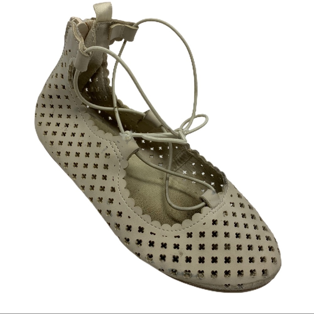 Gap perforated gladiator‎ flat sandal size 9